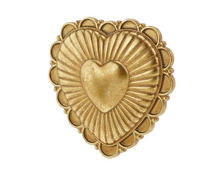 Photo n°2 du produit Déco murale ex-voto doré 12x12cm-915T12-0