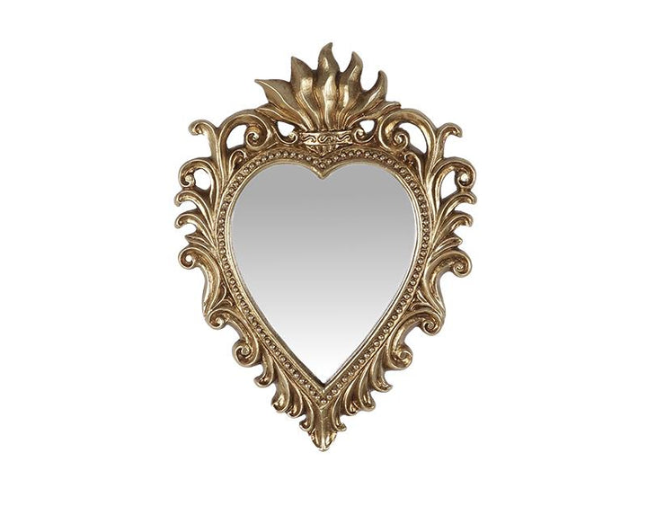 Photo n°1 du produit Déco murale ex-voto doré miroir 15.5x11cm-521T15-0