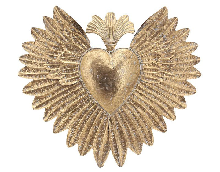 Photo n°1 du produit Déco murale ex-voto métal doré 81.5x72cm-968T81-0