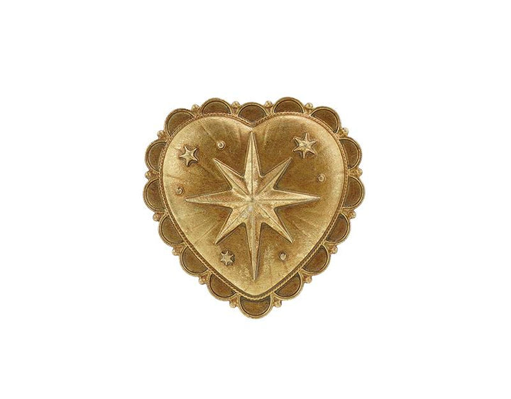 Photo n°1 du produit Déco murale ex-voto étoile doré 8x8cm-916T08-0
