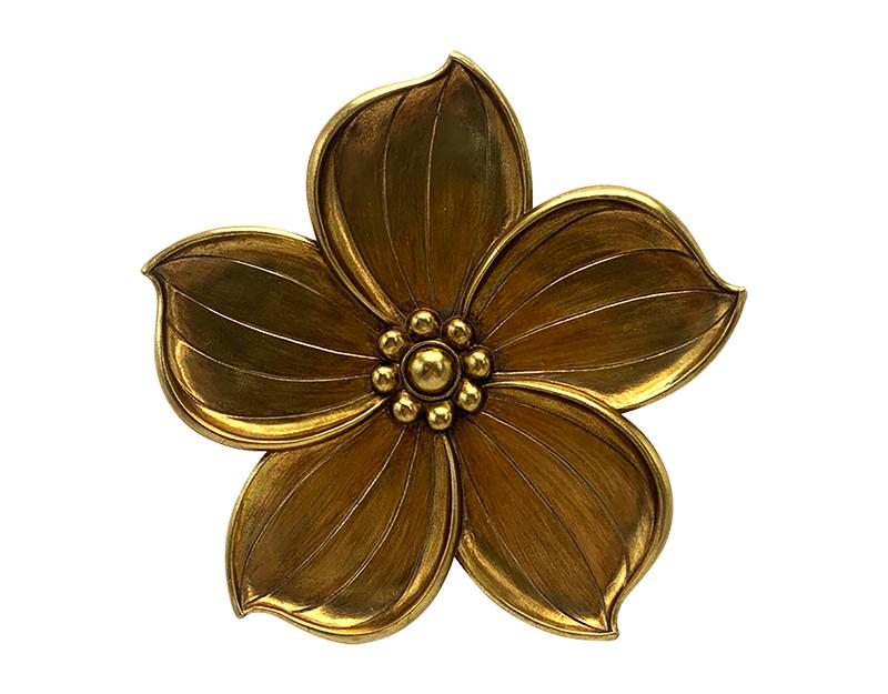 Photo n°1 du produit Déco murale fleur doré 20.5cm-981C20-0