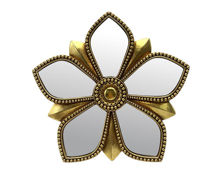 Photo n°1 du produit Déco murale fleur miroir 20.5cm-983C20-0