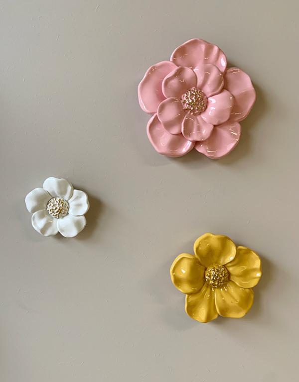 Photo n°2 du produit Déco murale fleur rose 15cm-786C15-0