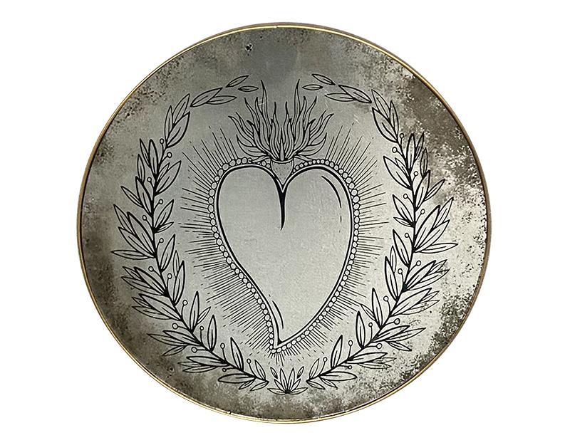 Photo n°1 du produit Déco murale miroir imprimé ex voto 30cm-159C30-0