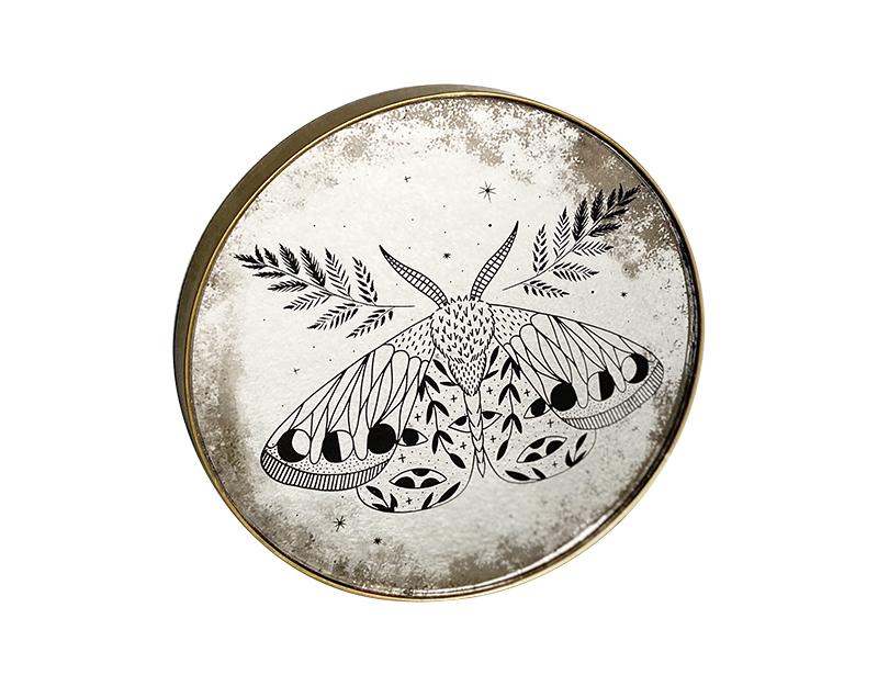 Photo n°2 du produit Déco murale miroir imprimé papillon 20cm-158C20-0