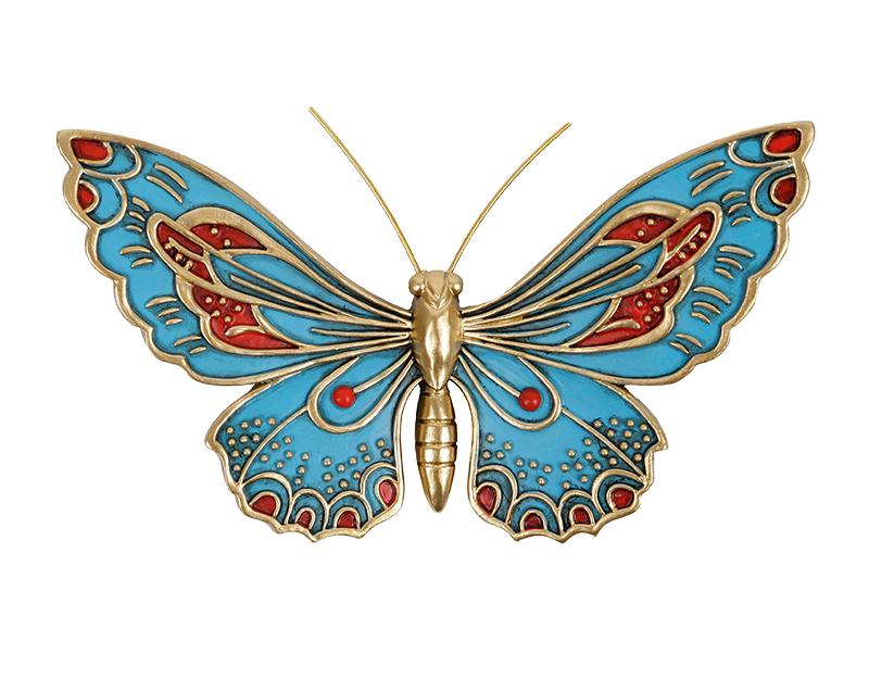Photo n°1 du produit Déco murale papillon coloré 16.7x9.5cm-992T16-0