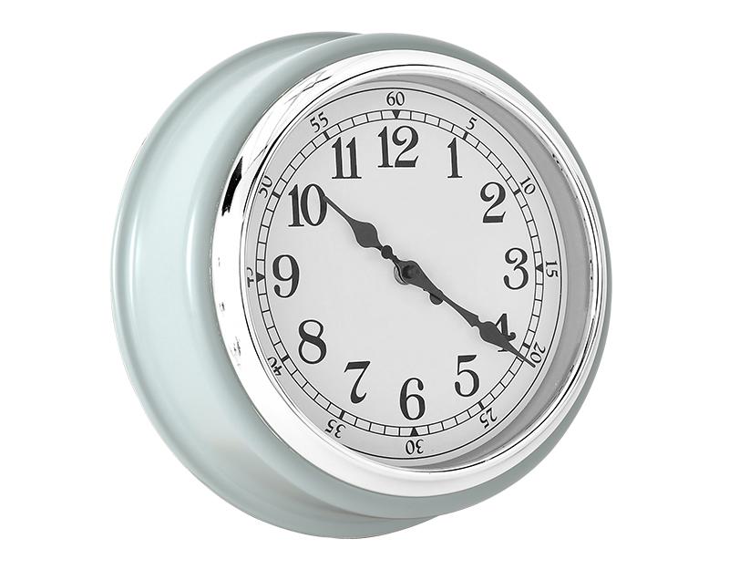 Photo n°2 du produit Horloge bleu clair 30x30cm-H201C30-0