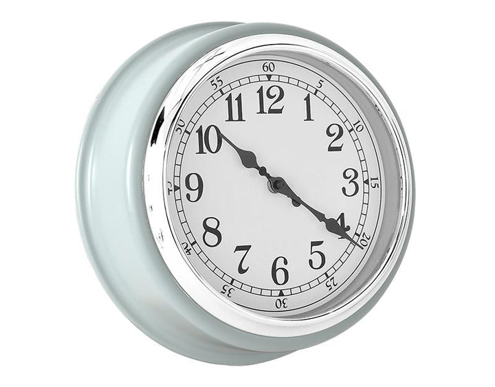 Photo n°2 du produit Horloge bleu clair 30x30cm-H201C30-0