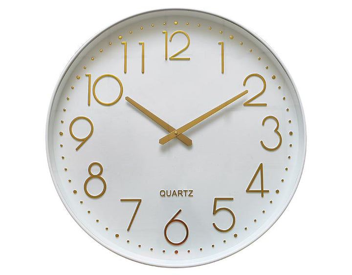 Photo n°1 du produit Horloge color block blanc 50.9cm-H338C50-0