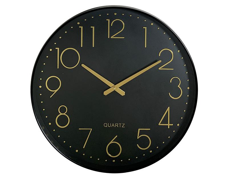 Photo n°1 du produit Horloge color block noir 50.9cm-H337C50-0