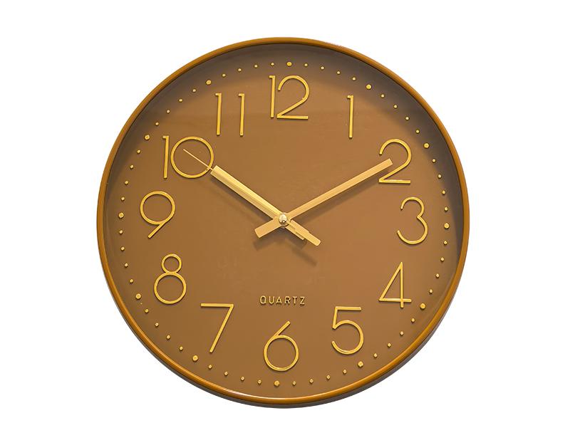 Photo n°1 du produit Horloge color jaune ocre 30,5cm-H400C30-0