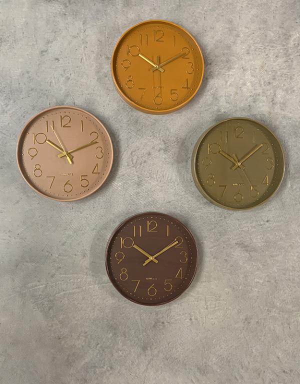 Photo n°3 du produit Horloge color jaune ocre 30,5cm-H400C30-0