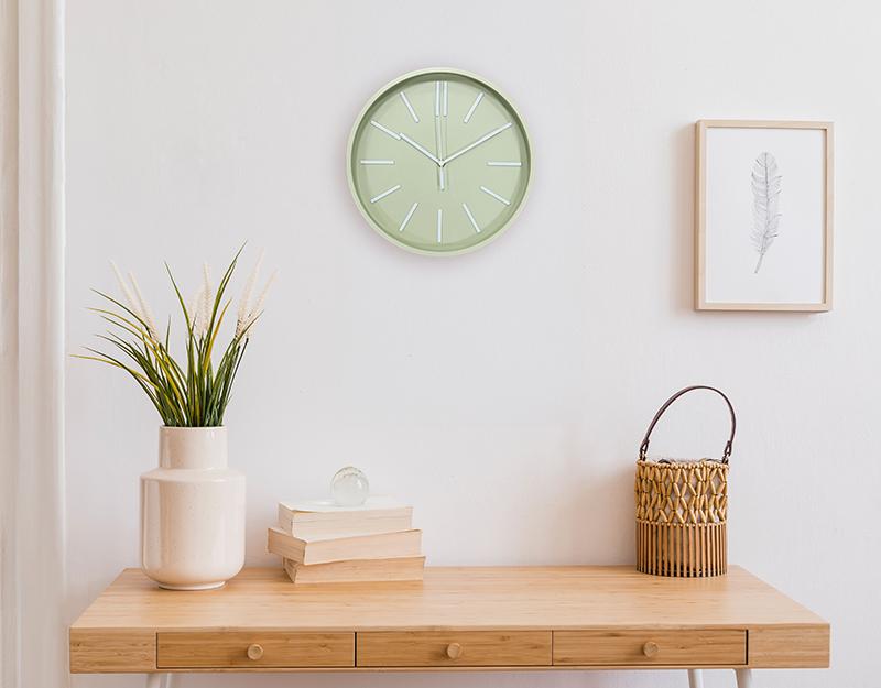 Photo n°2 du produit Horloge color jaune ocre 30,5cm-H409C30-0