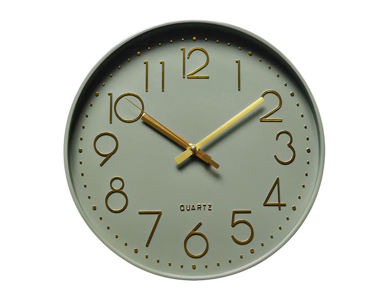 Photo n°1 du produit Horloge color kaki 30,5cm-H339C30-0