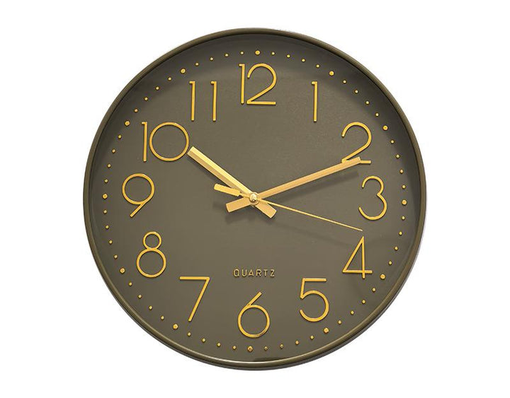 Photo n°1 du produit Horloge color kaki 30,5cm-H401C30-0