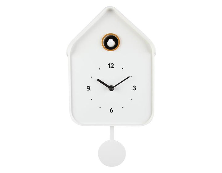 Photo n°1 du produit Horloge coucou blanc 20.6x39cm-H380T39-0