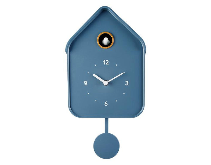 Photo n°1 du produit Horloge coucou bleu 20.6x39cm-H388T39-0