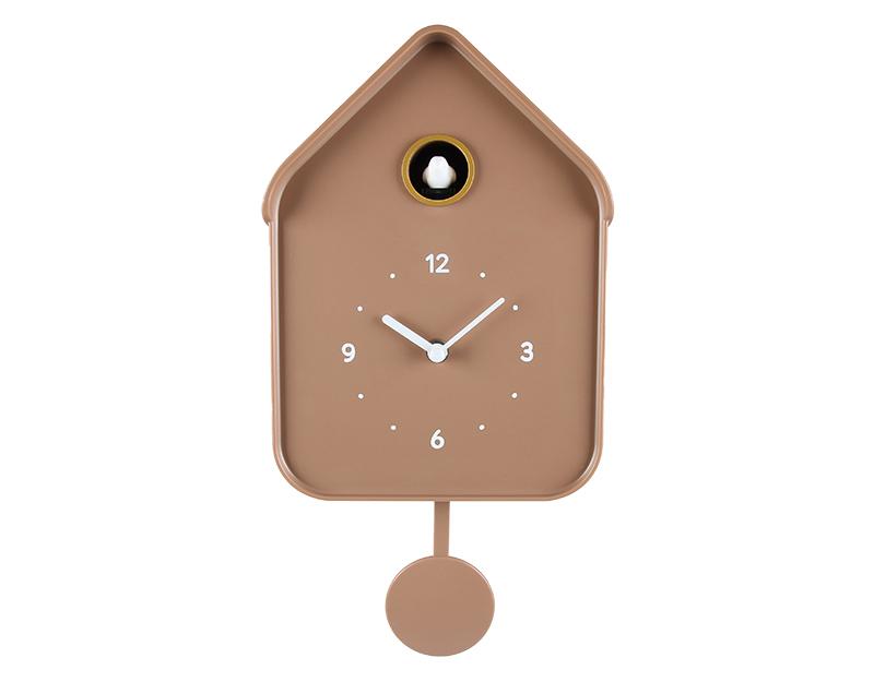 Photo n°1 du produit Horloge coucou café au lait 20.6x39cm-H385T39-0