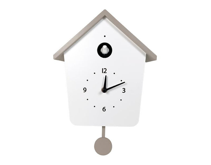 Photo n°1 du produit Horloge coucou écru/beige 23x10x35.4cm-H394T35-0
