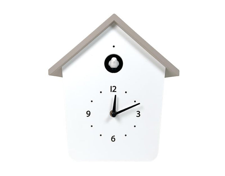 Photo n°4 du produit Horloge coucou écru/beige 23x10x35.4cm-H394T35-0