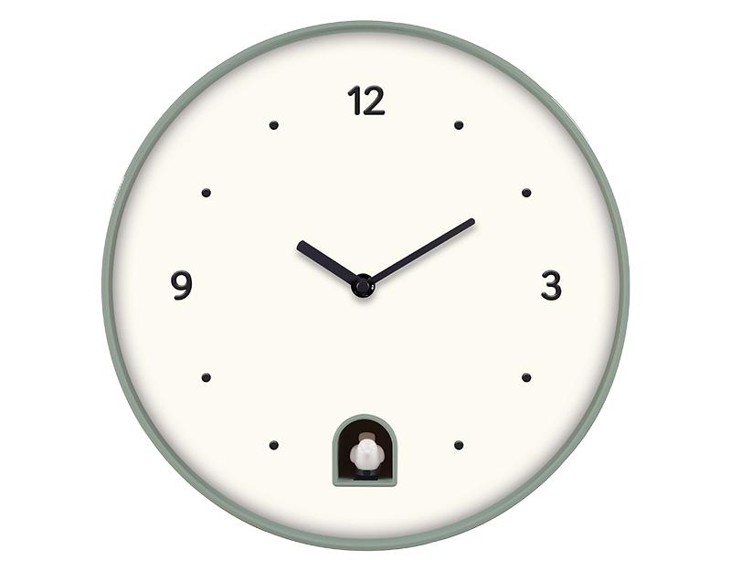 Photo n°1 du produit Horloge coucou rond vert 30cm-H374C30-0