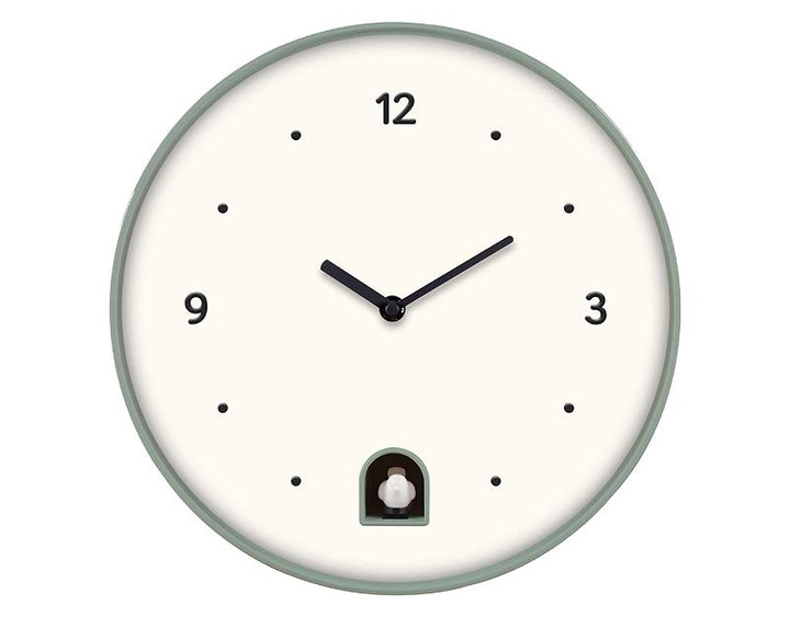 Photo n°1 du produit Horloge coucou rond vert 30cm-H374C30-0