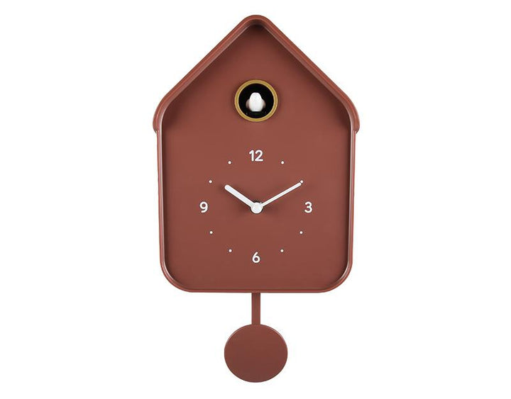 Photo n°1 du produit Horloge coucou terracotta 20.6x39cm-H383T39-0