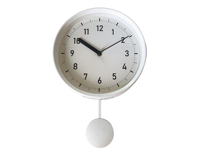 Photo n°1 du produit Horloge pendule blanc 25x37cm-H376T37-0