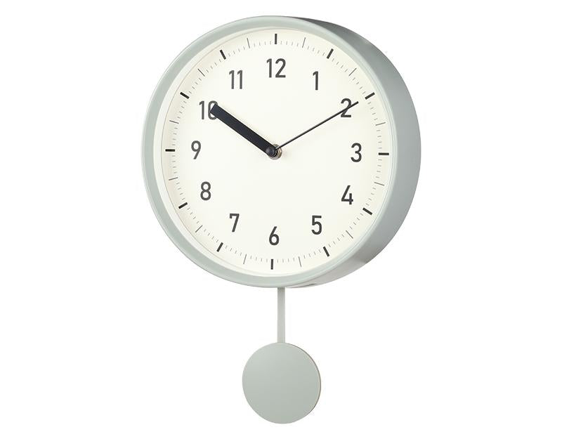 Photo n°2 du produit Horloge pendule blanc 25x37cm-H376T37-0