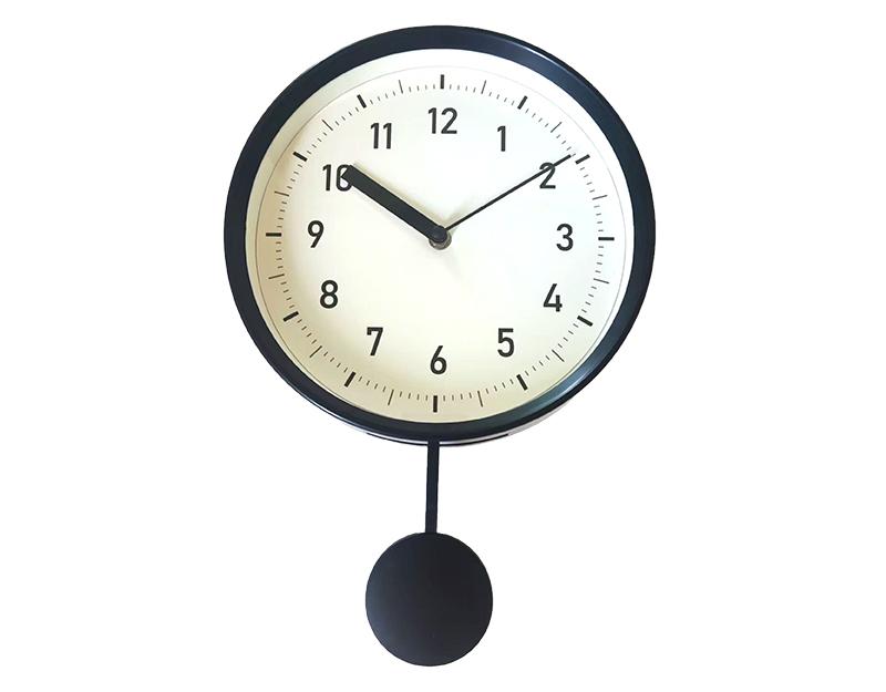 Photo n°1 du produit Horloge pendule noir 25x37cm-H379T37-0