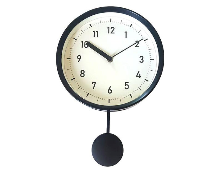 Photo n°1 du produit Horloge pendule noir 25x37cm-H379T37-0