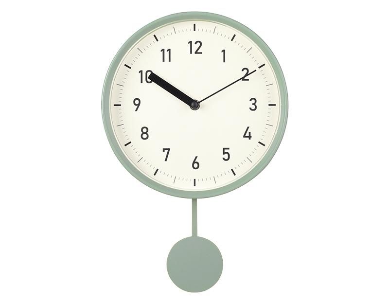 Photo n°1 du produit Horloge pendule sauge 25x37cm-H378T37-0