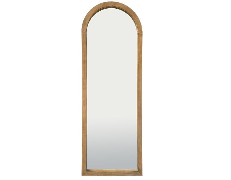 Photo n°1 du produit Miroir arche en bois clair 60x170cm-GP906T170-0