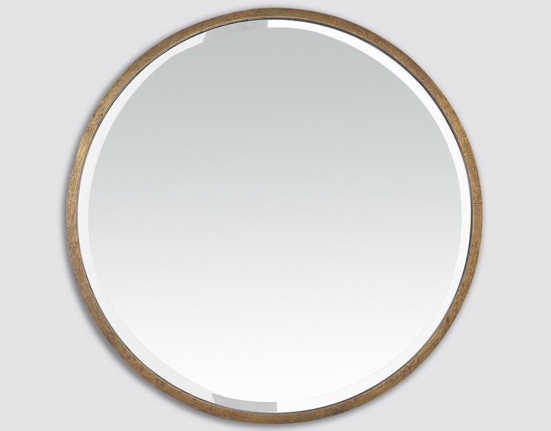 Photo n°1 du produit Miroir biseauté rond métal 60x60cm-GB283C60-0