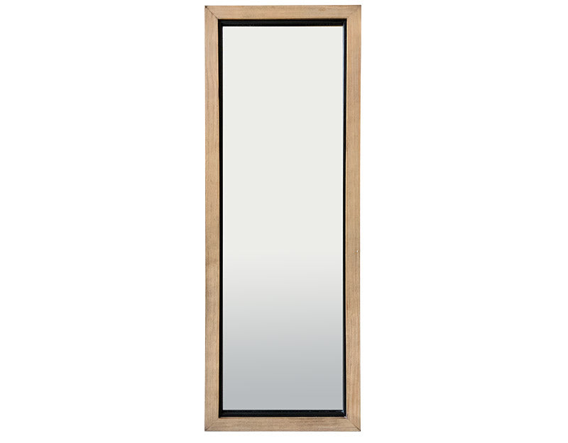 Photo n°1 du produit Miroir bois et métal 50x140cm Naturel-GP910CT140-0