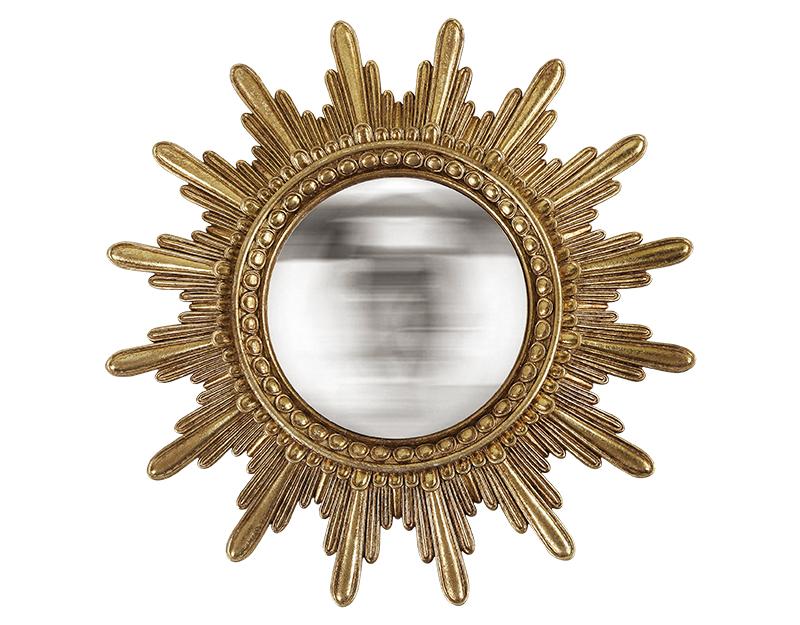 Photo n°1 du produit Miroir convexe soleil doré 20.3cm-GR277OC20-0