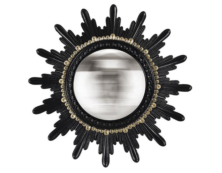 Photo n°1 du produit Miroir convexe soleil noir et doré 20.3cm-GR277C20-0