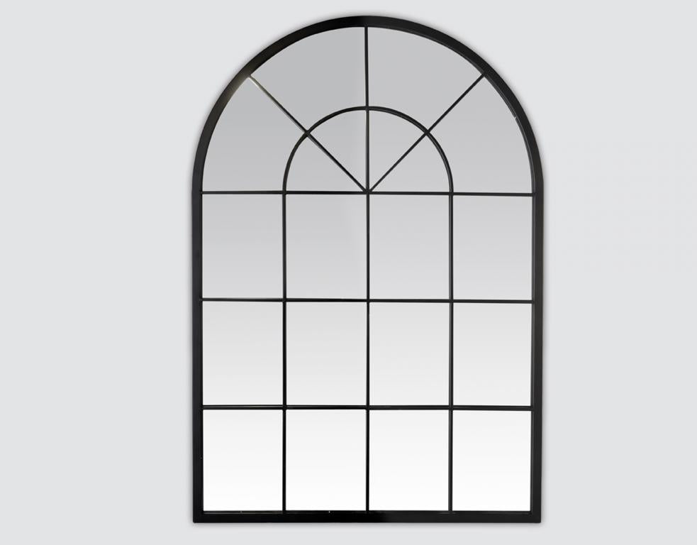 Photo n°1 du produit Miroir fenêtre arquée 93x135cm-GP425T135-HB