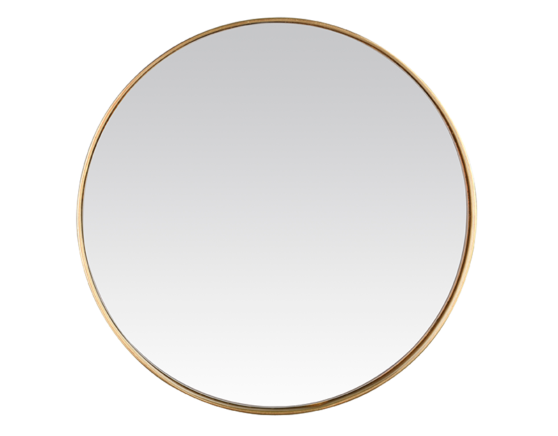 Photo n°1 du produit Miroir fin doré rond 100cm-GR419C100-0