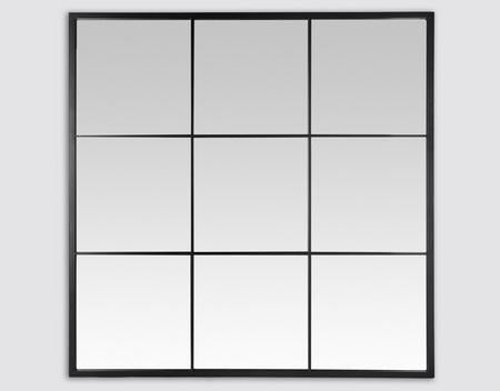 Photo n°1 du produit Miroir industriel fenêtre 9 vues métal noir 120x120cm-GP994NC120-0