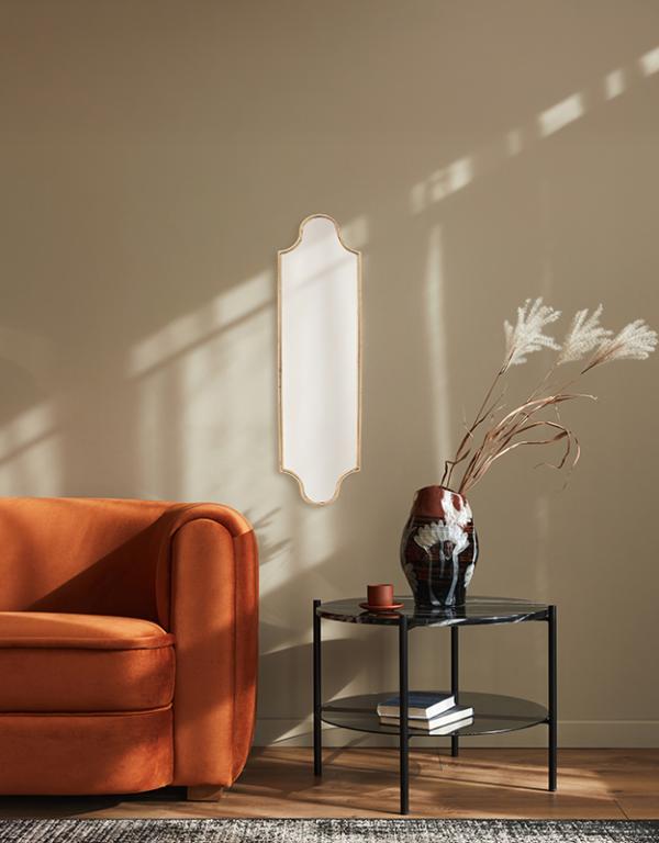 Photo n°2 du produit Miroir métal doré 20.5x80cm-GP807T80-0