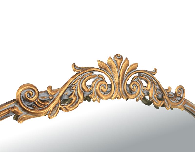 Photo n°2 du produit Miroir métal doré fronton 70x160cm-GP806T160-0