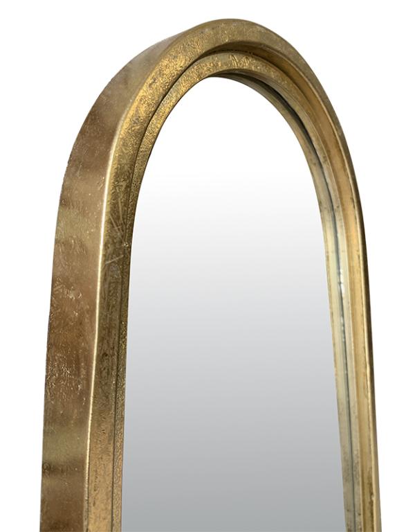 Photo n°2 du produit Miroir métal doré long 30x100cm-GP256T80-0