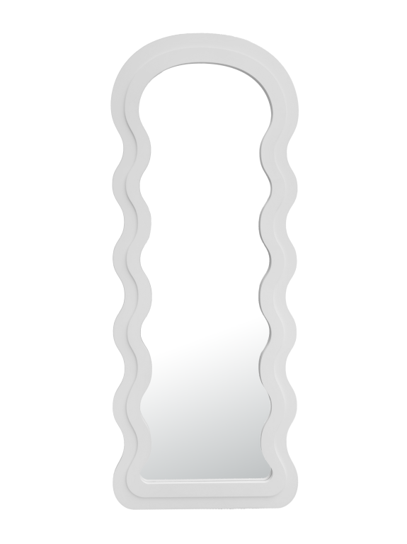 Photo n°1 du produit Miroir ondulé blanc 70x168cm-GP452T168-0