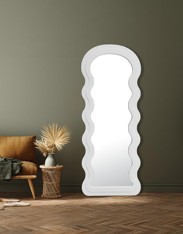 Photo n°3 du produit Miroir ondulé blanc 70x168cm-GP452T168-0
