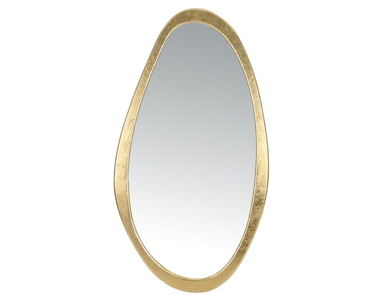 Photo n°1 du produit Miroir organique doré 65x120cm-GP259T120-0