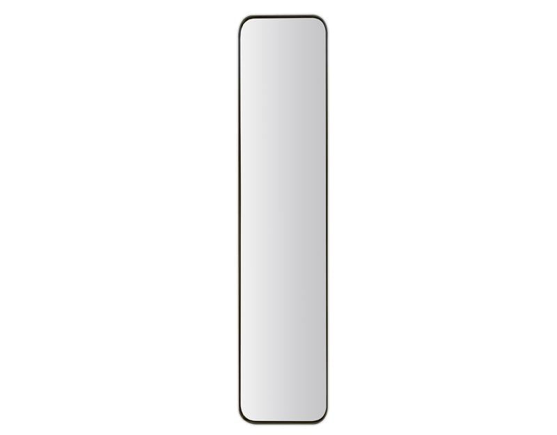 Photo n°1 du produit Miroir rectangulaire aux bords fins noir 30x140cm-GP419NT143-0