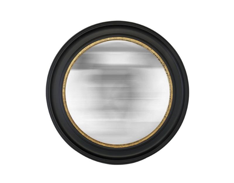 Photo n°2 du produit Miroir rond convexe noir 100x100cm-GR202C100-0