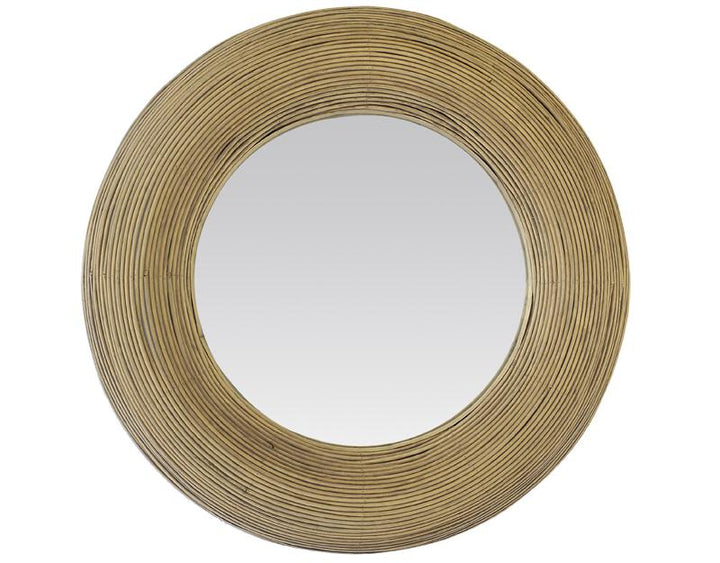 Photo n°1 du produit Miroir rond en rotin 60cm-GR561C60-0