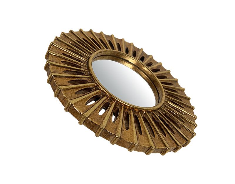 Photo n°3 du produit Miroir soleil doré 15.5cm-GR767C15-0